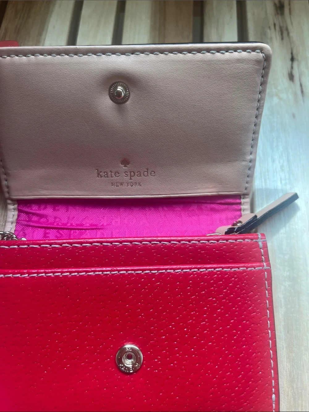 kate spade compact pebbled